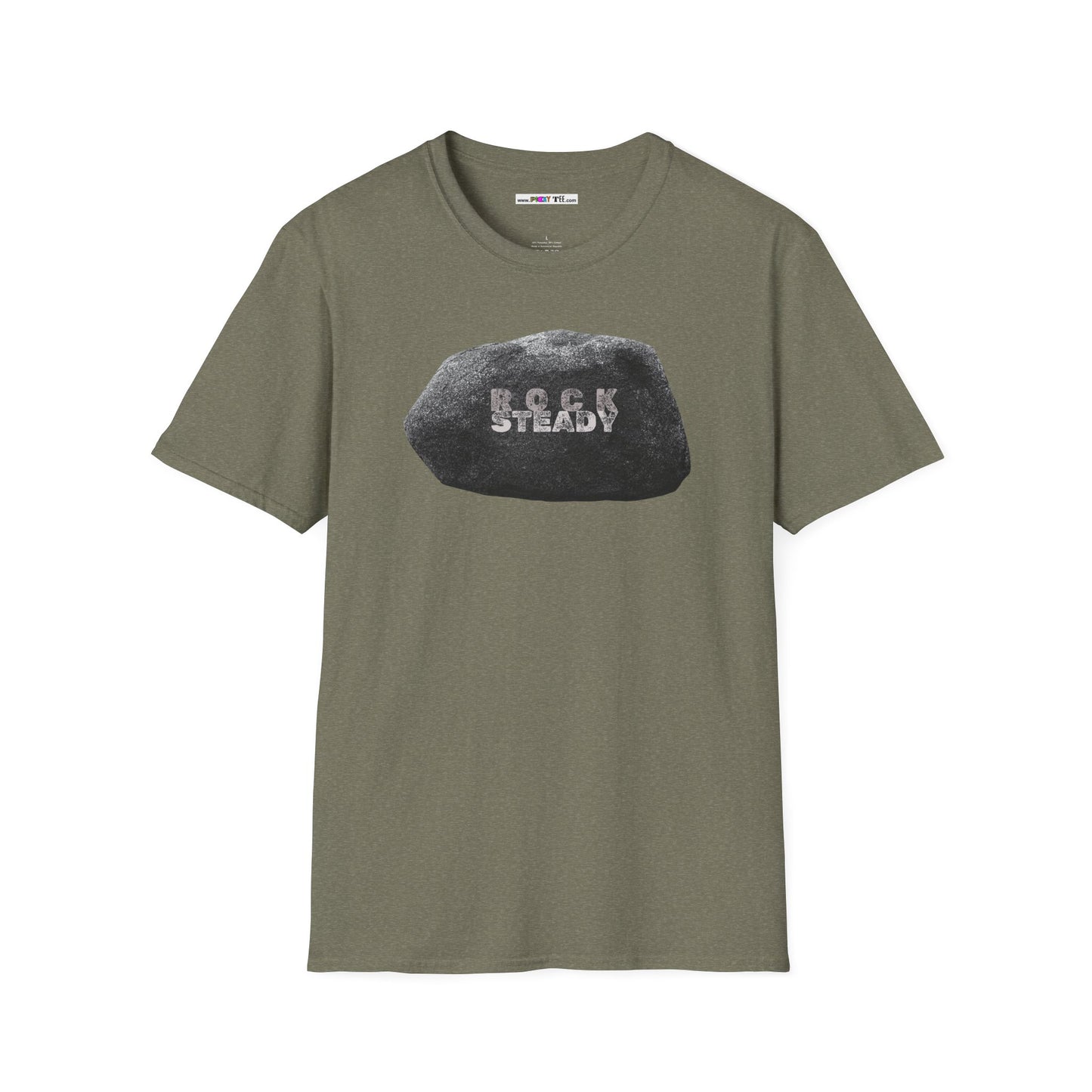 ROCK steady Unisex Softstyle 100% Cotton T-Shirt