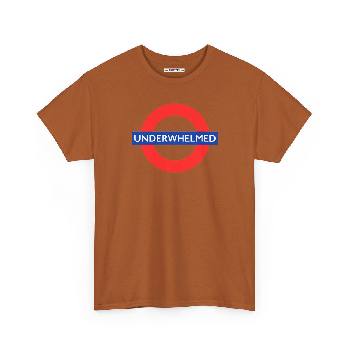 UNDERWHELMED Unisex Heavy Cotton Tee