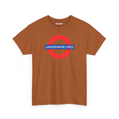 UNDERWHELMED Unisex Heavy Cotton Tee