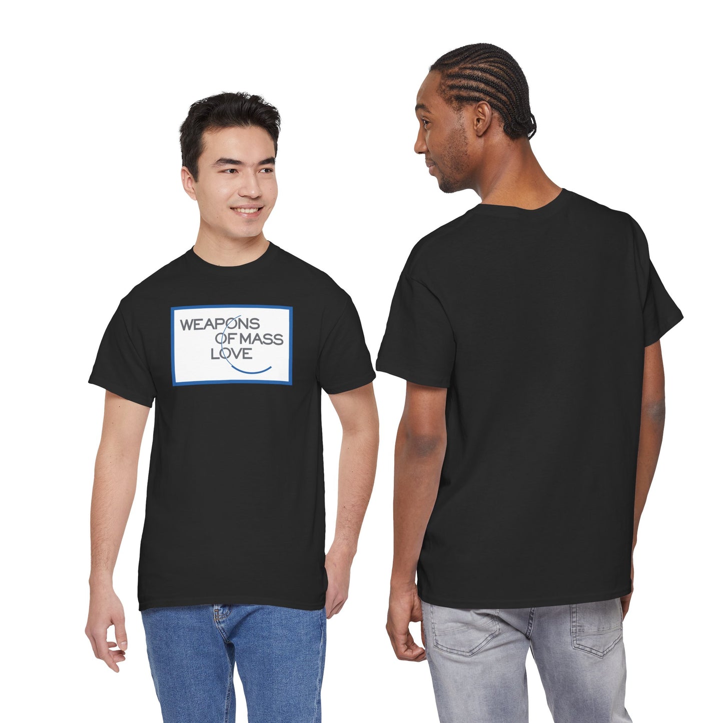 WEAPONS OF MASS LOVE Unisex Heavy Cotton Tee