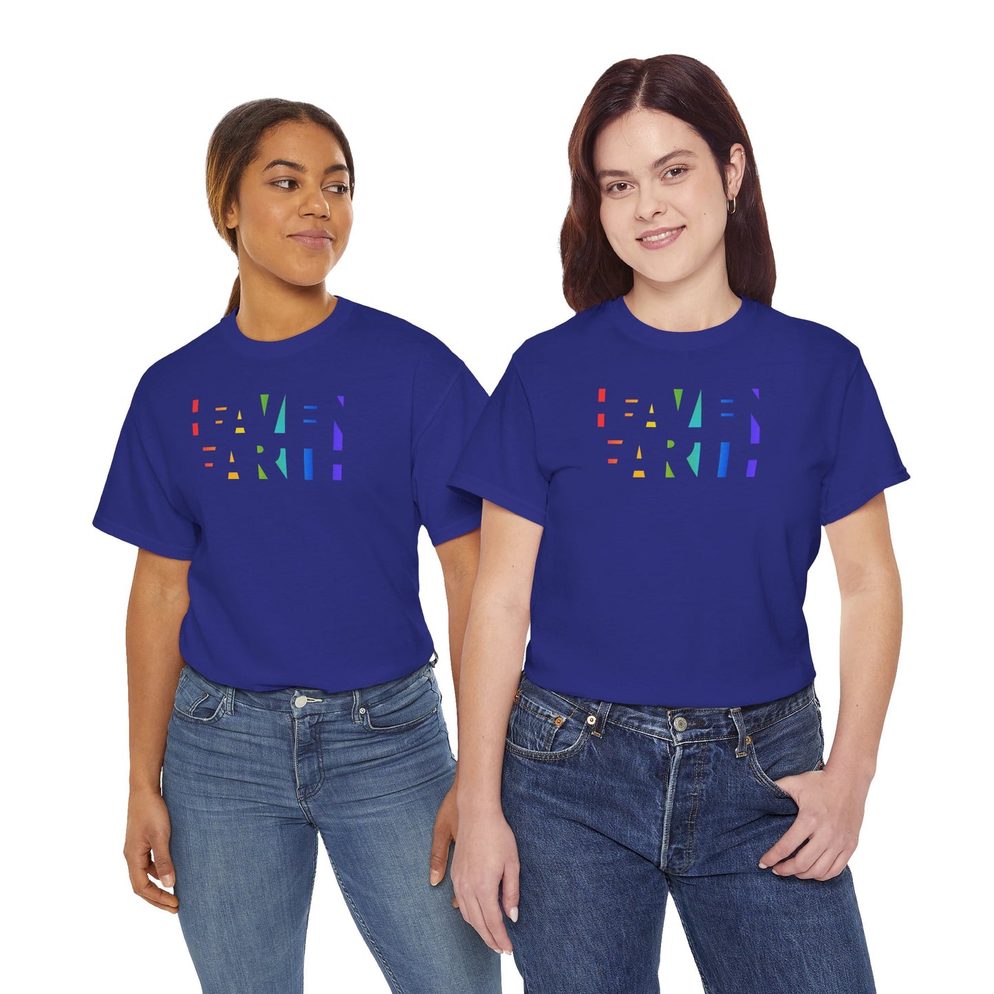 HEAVEN ON EARTH Unisex Heavy Cotton Tee — here now.