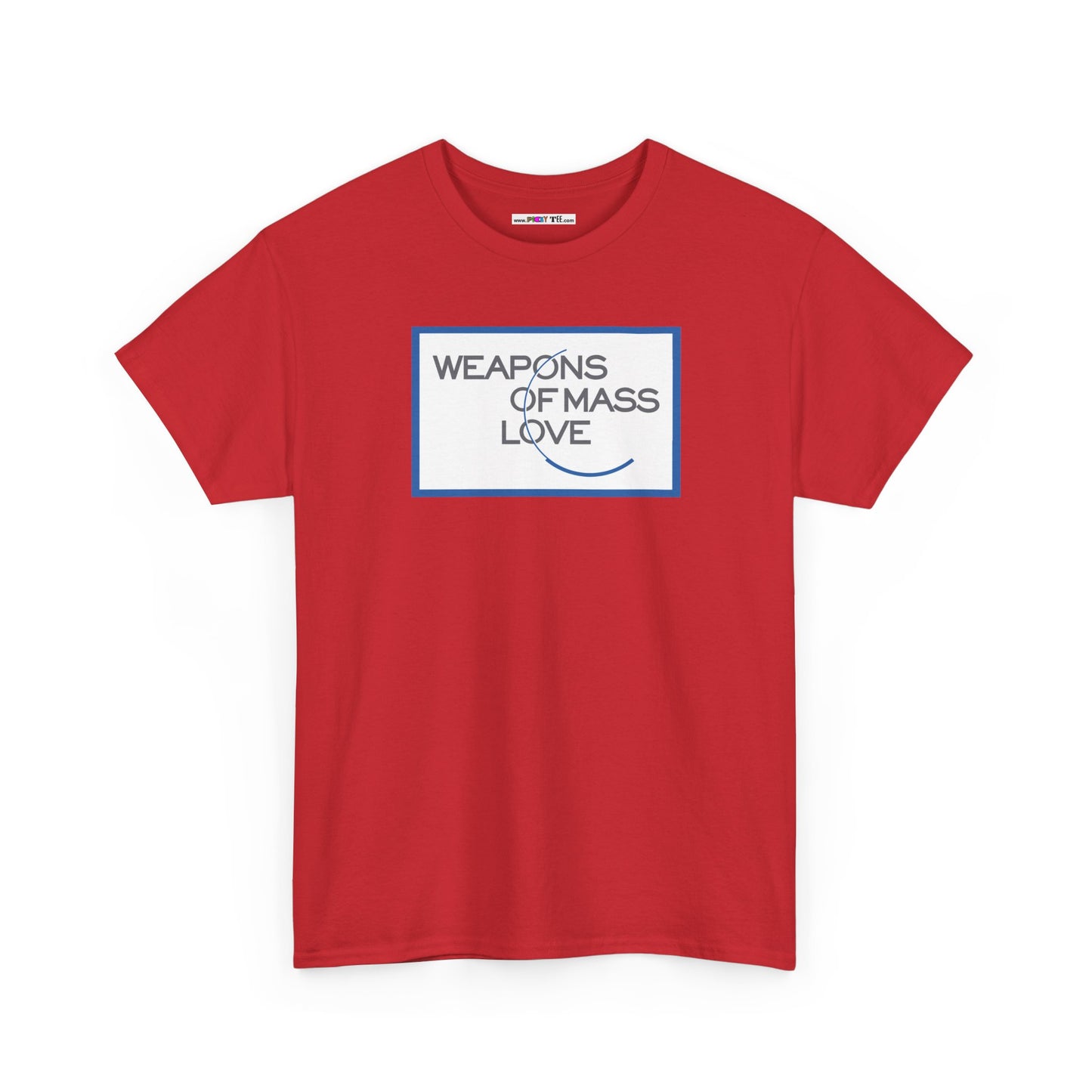 WEAPONS OF MASS LOVE Unisex Heavy Cotton Tee