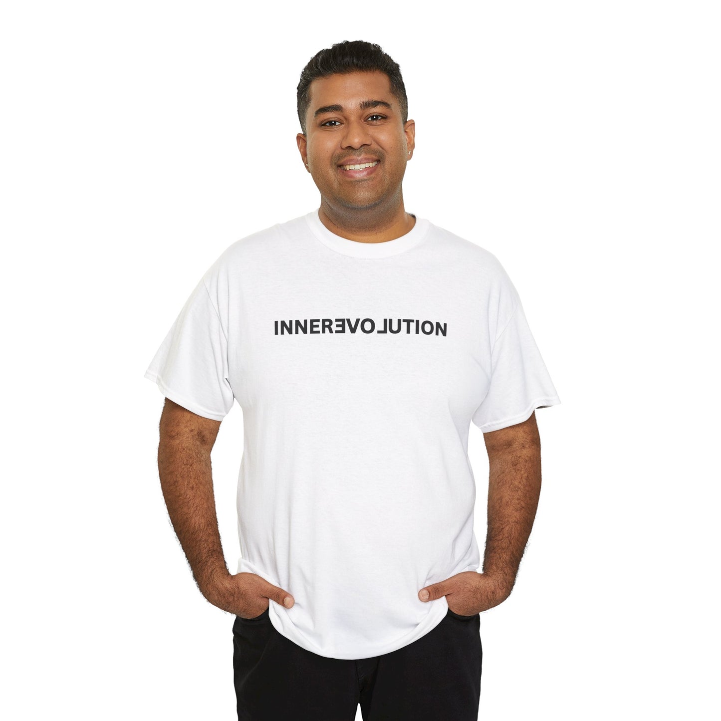 INNERƎVO⅃UTION Unisex Heavy Cotton Tee