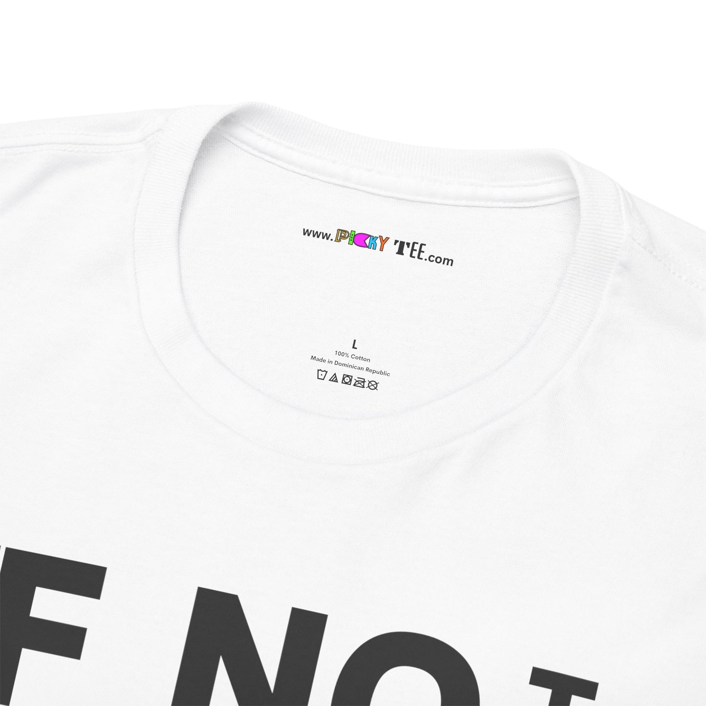 IF NOT NOW THEN WHEN Unisex Heavy Cotton Tee