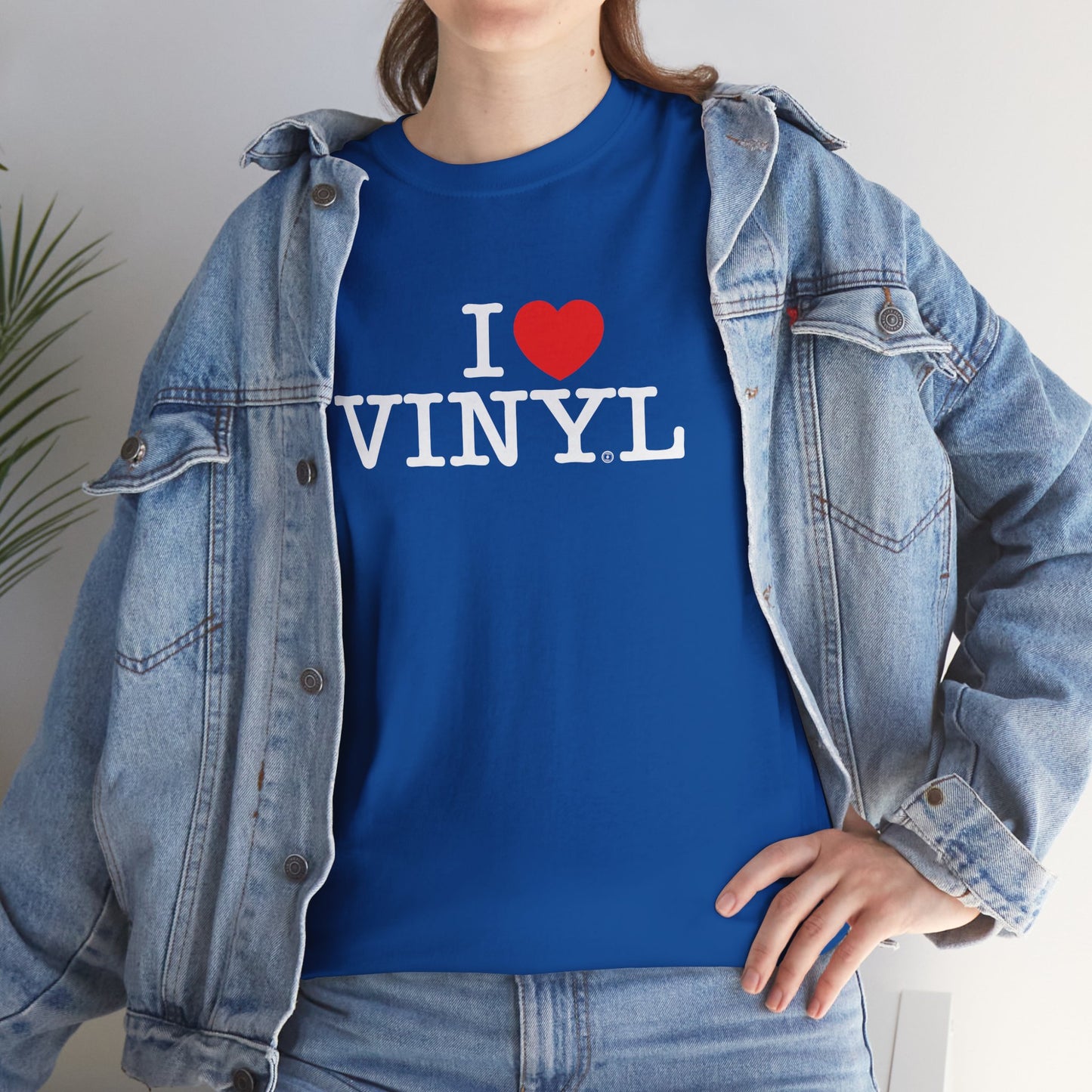 I ❤️ VINYL Unisex Heavy Cotton Tee