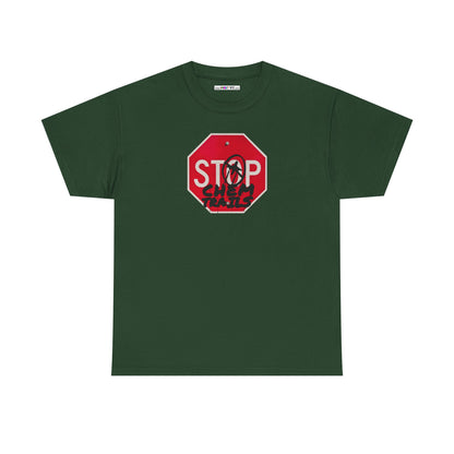 STOP chem trails Unisex Heavy Cotton Tee
