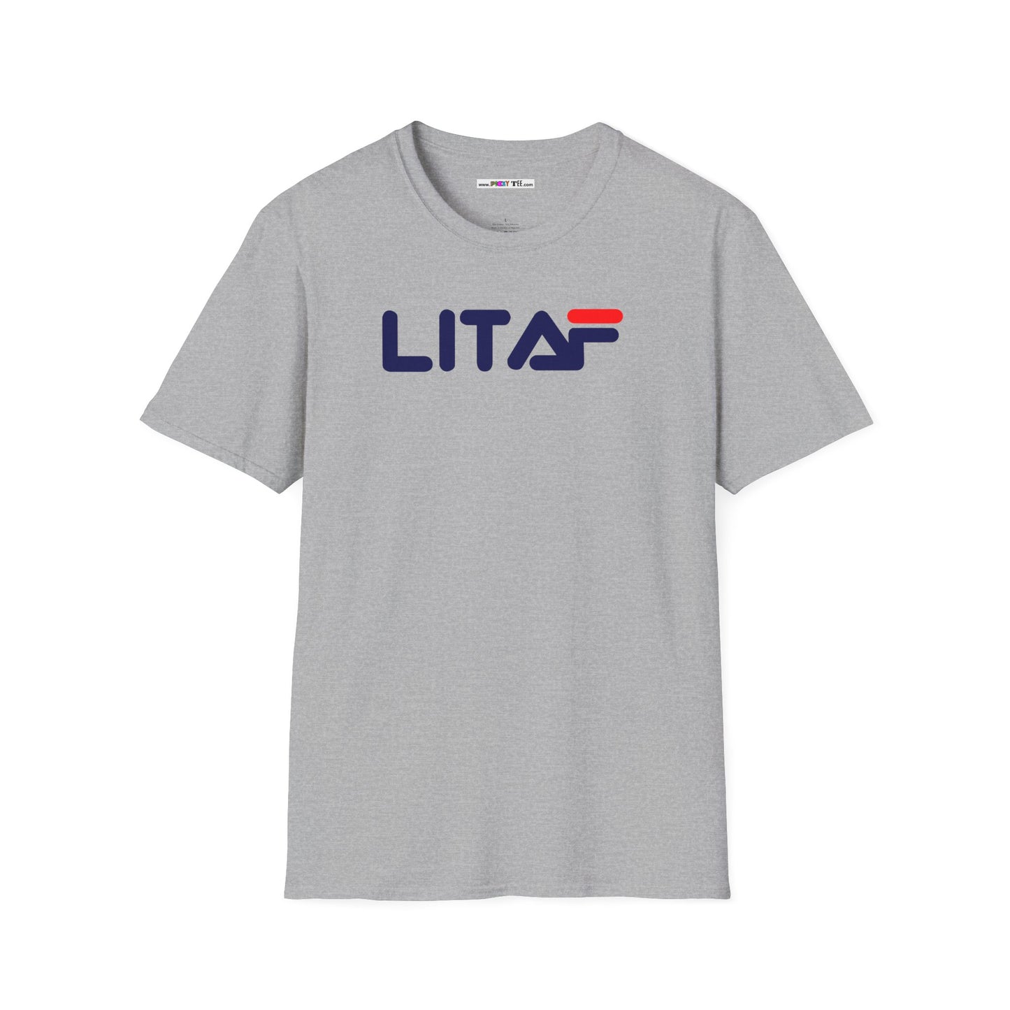 LIT AF Unisex Softstyle 100% Cotton T-Shirt