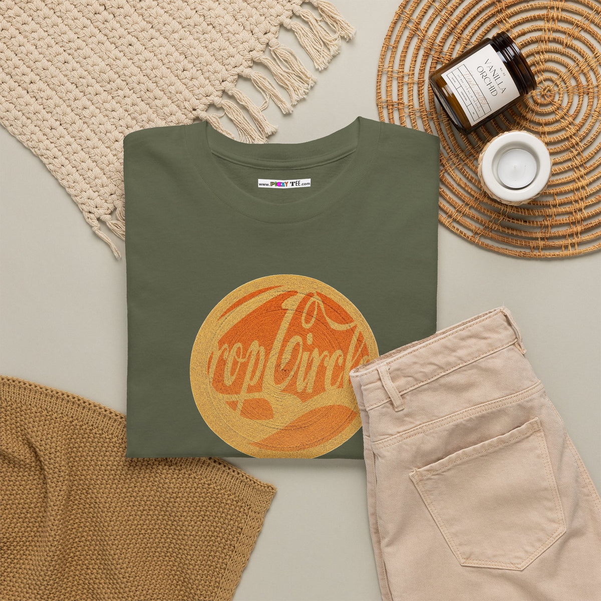 CropCircle Unisex Heavy Cotton Tee