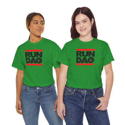RUN DAO Unisex Heavy Cotton Tee