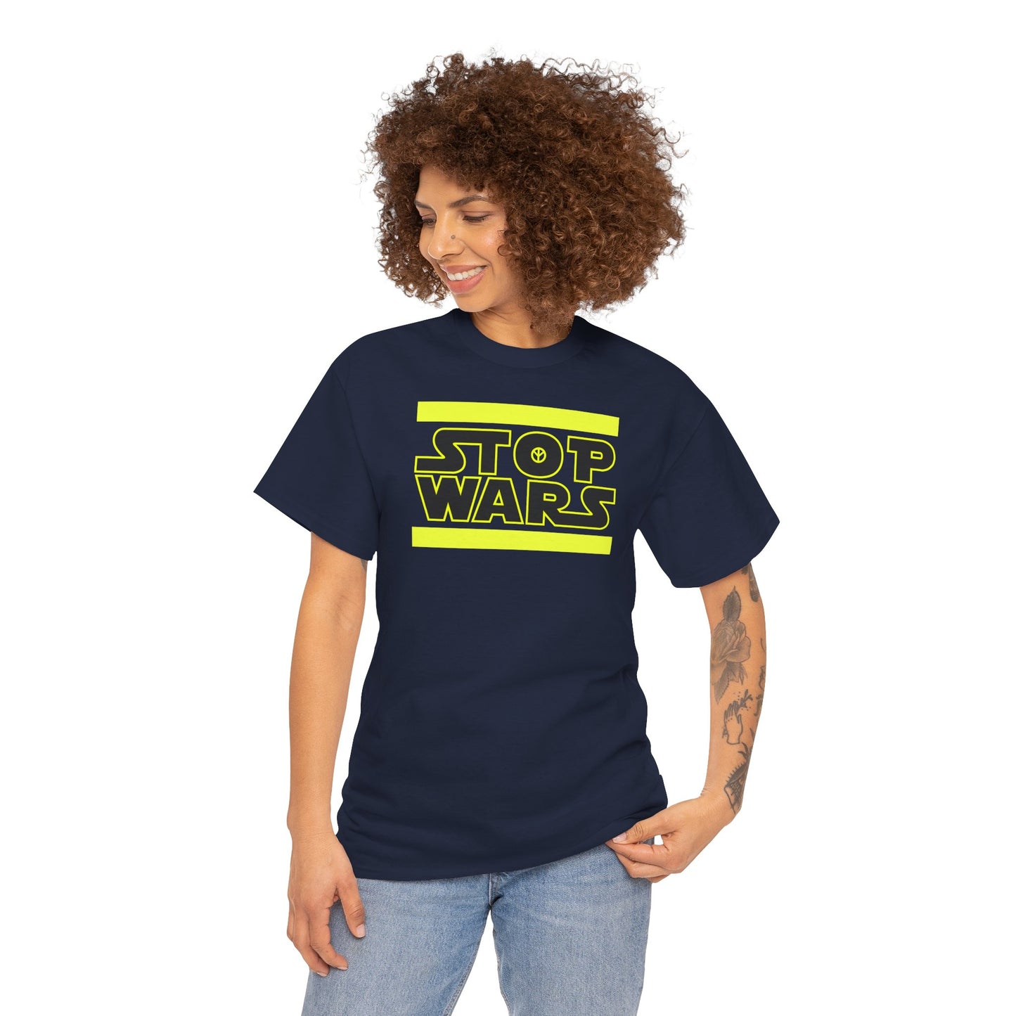 STOP WARS Unisex Heavy Cotton Tee