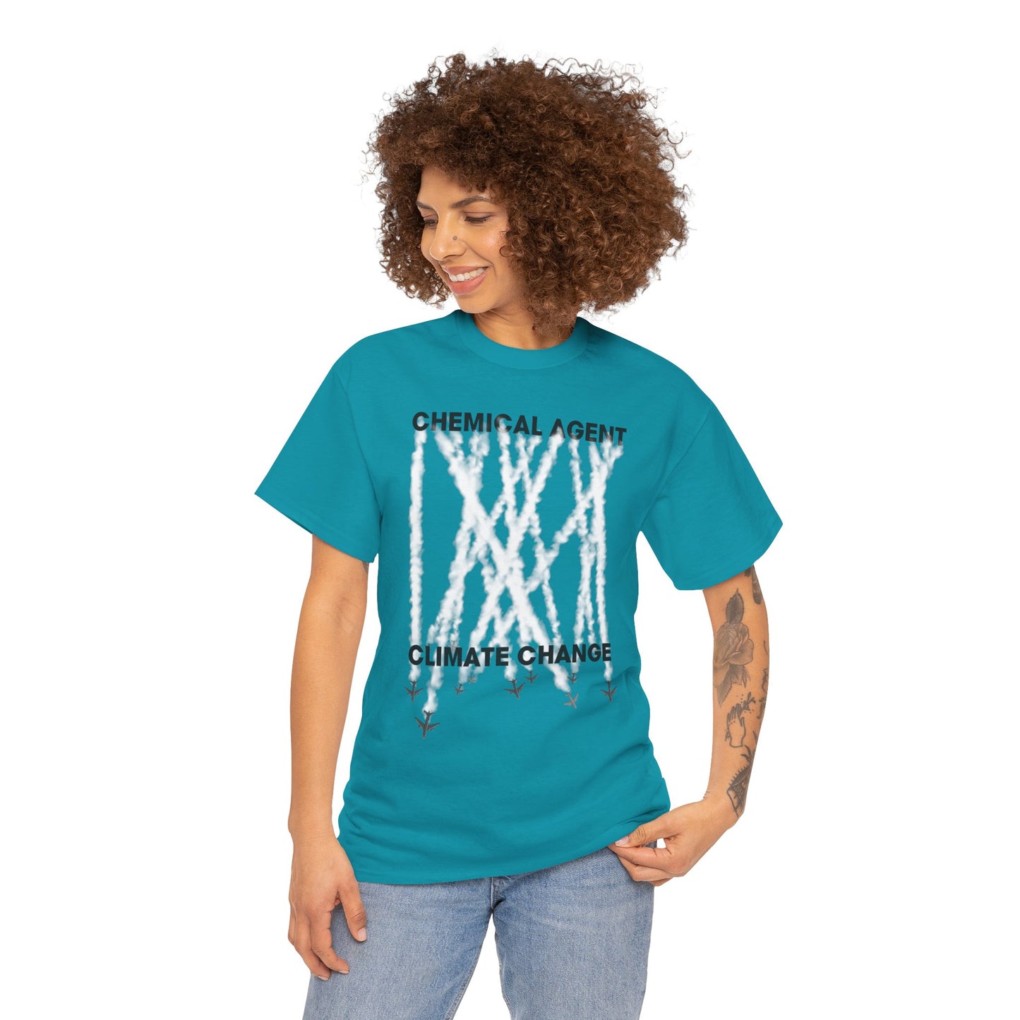 CHEMICAL AGENT/CLIMATE CHANGE Unisex Heavy Cotton Tee