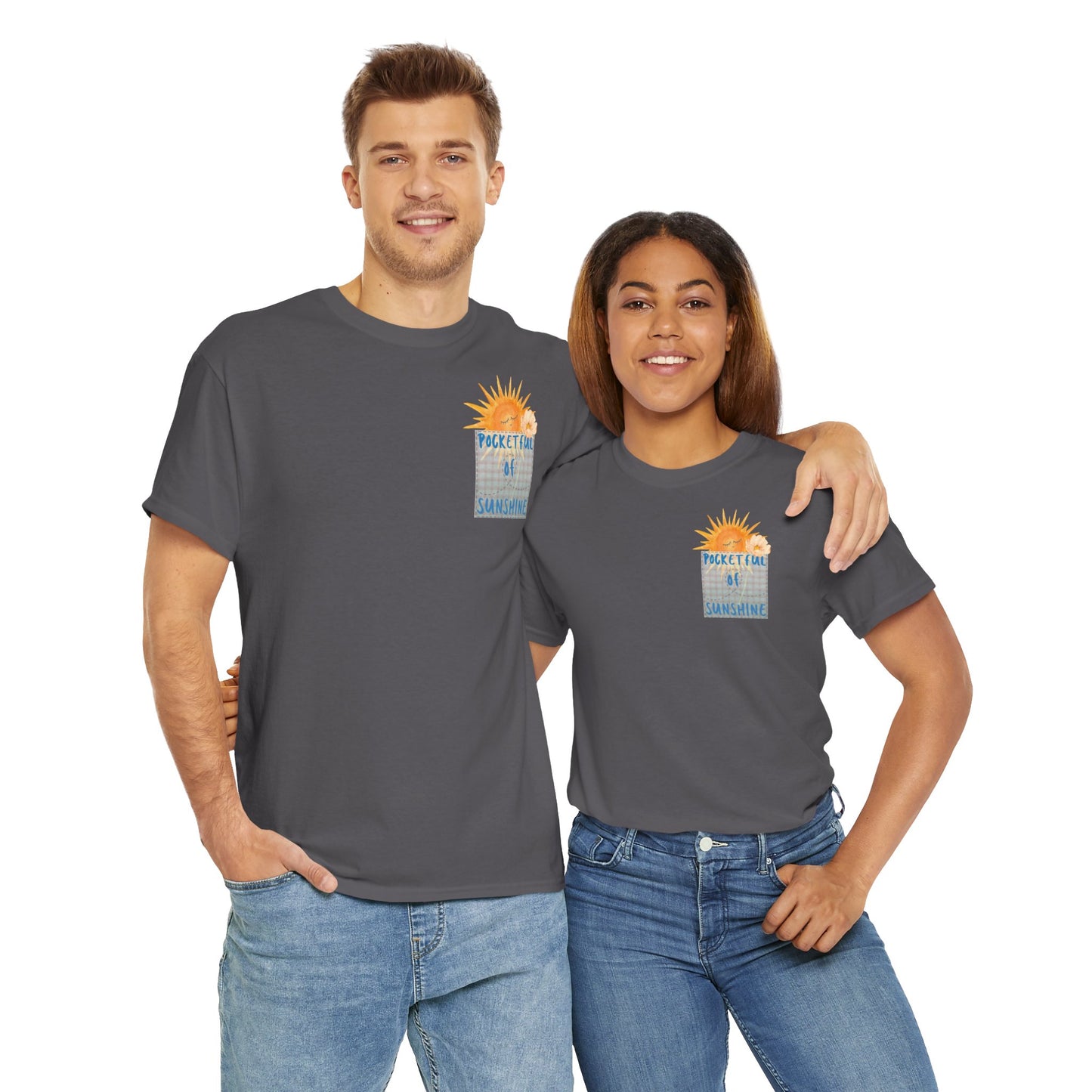 POCKETFUL OF SUNSHINE Unisex Heavy Cotton Tee