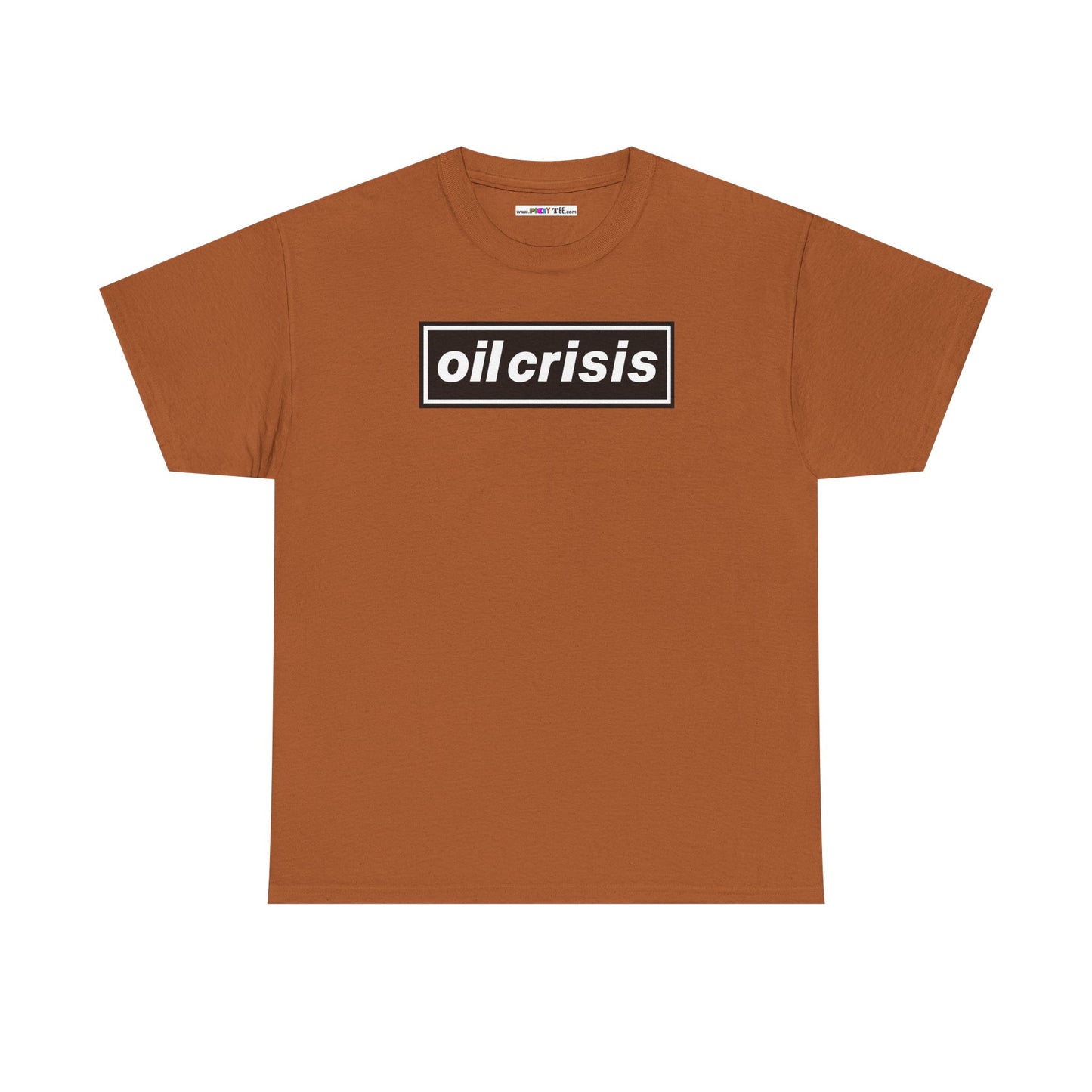 oil crisis/Foil THE crisis Unisex Heavy Cotton Tee