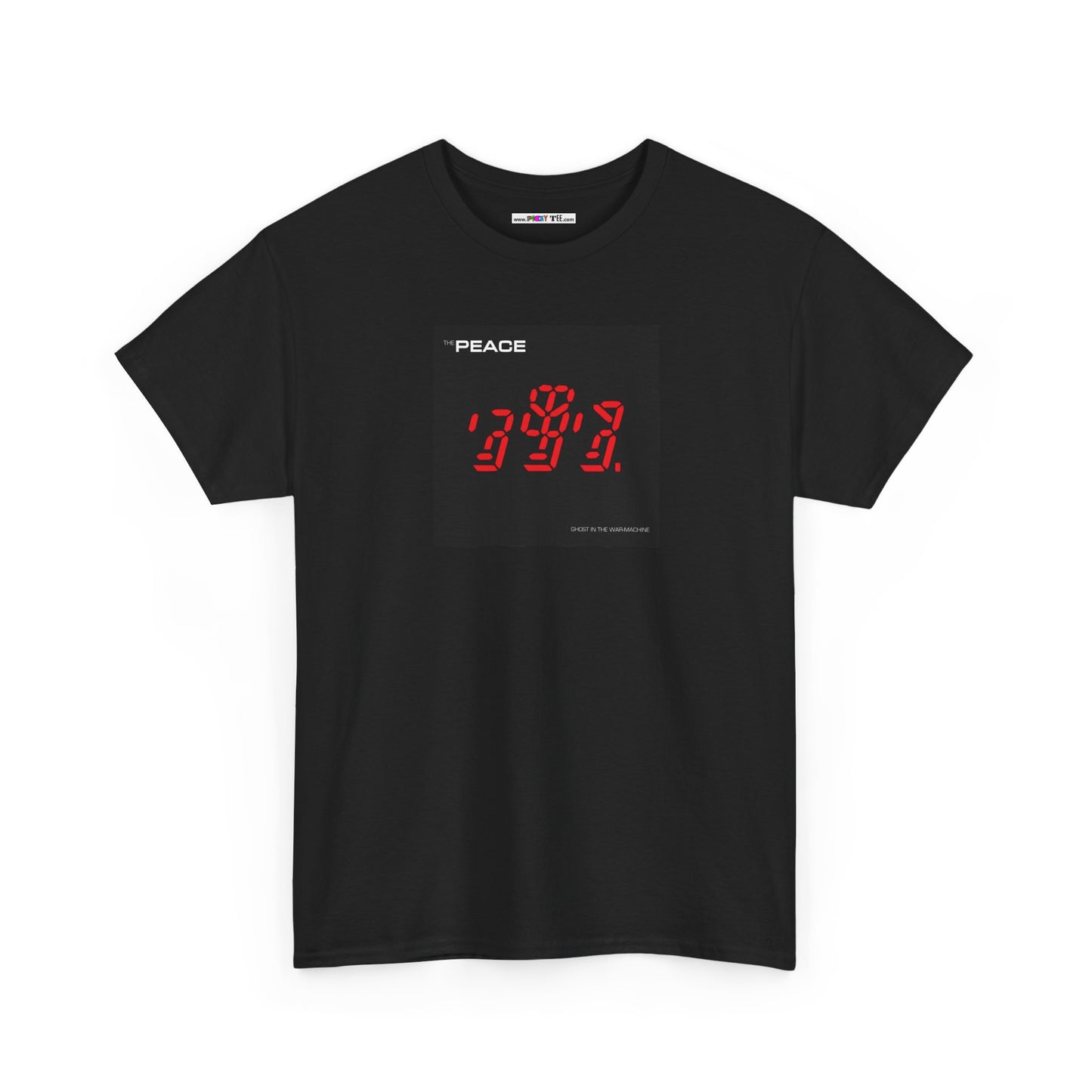 the PEACE ghost in the war-machine Unisex Heavy Cotton Tee