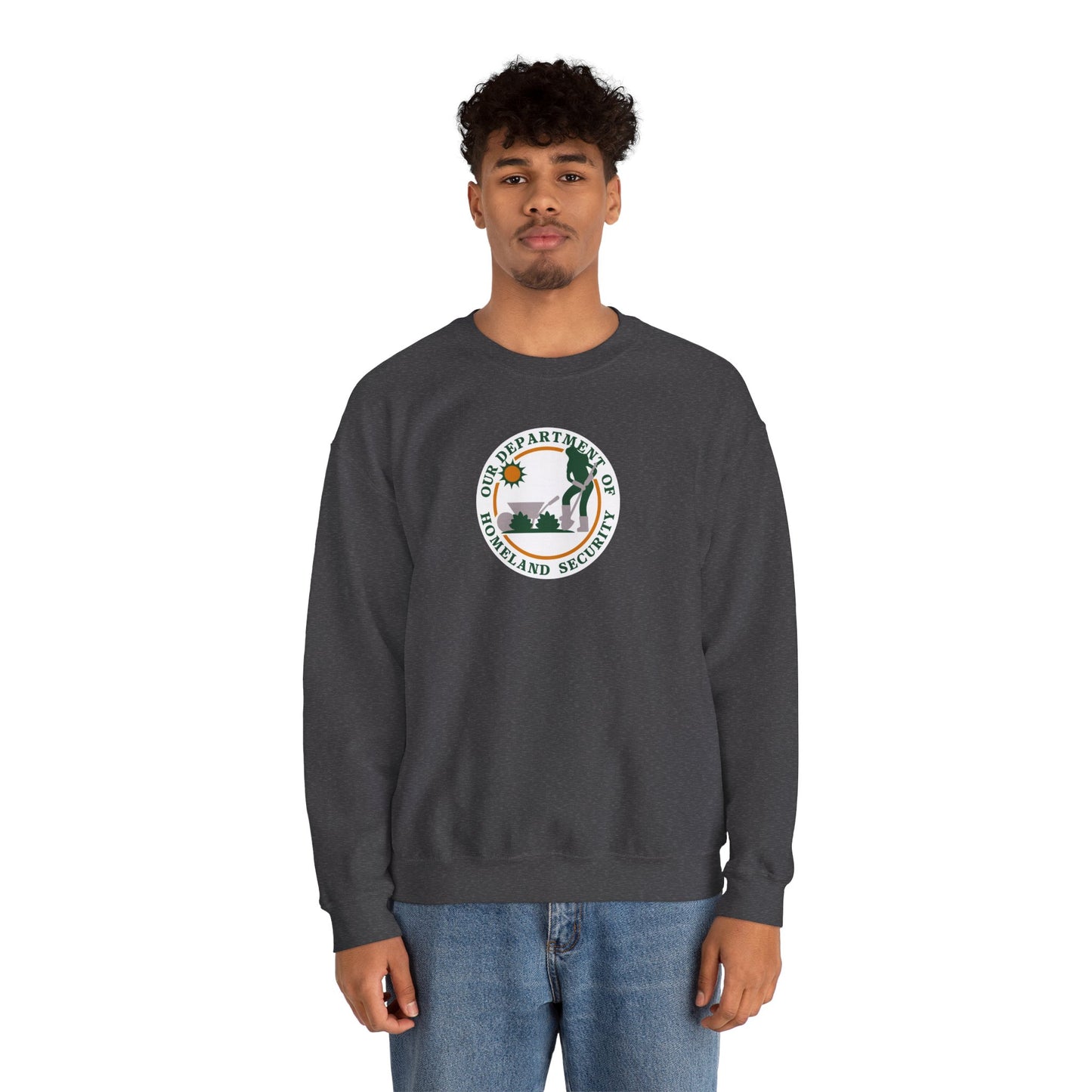 HOMELAND SECURITY (OUR DEPARTMENT OF)  Unisex Heavy Cotton Sweatshirt