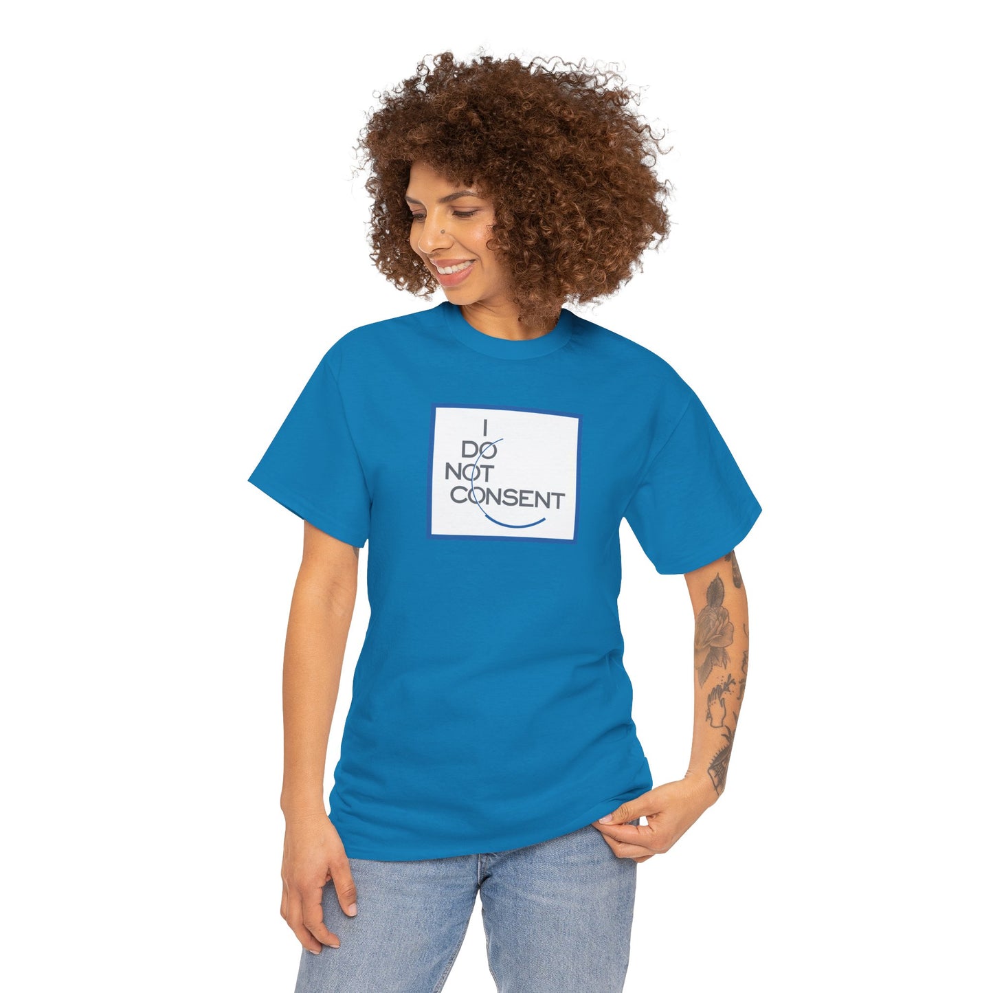 I DO NOT CONSENT Unisex Heavy Cotton Tee