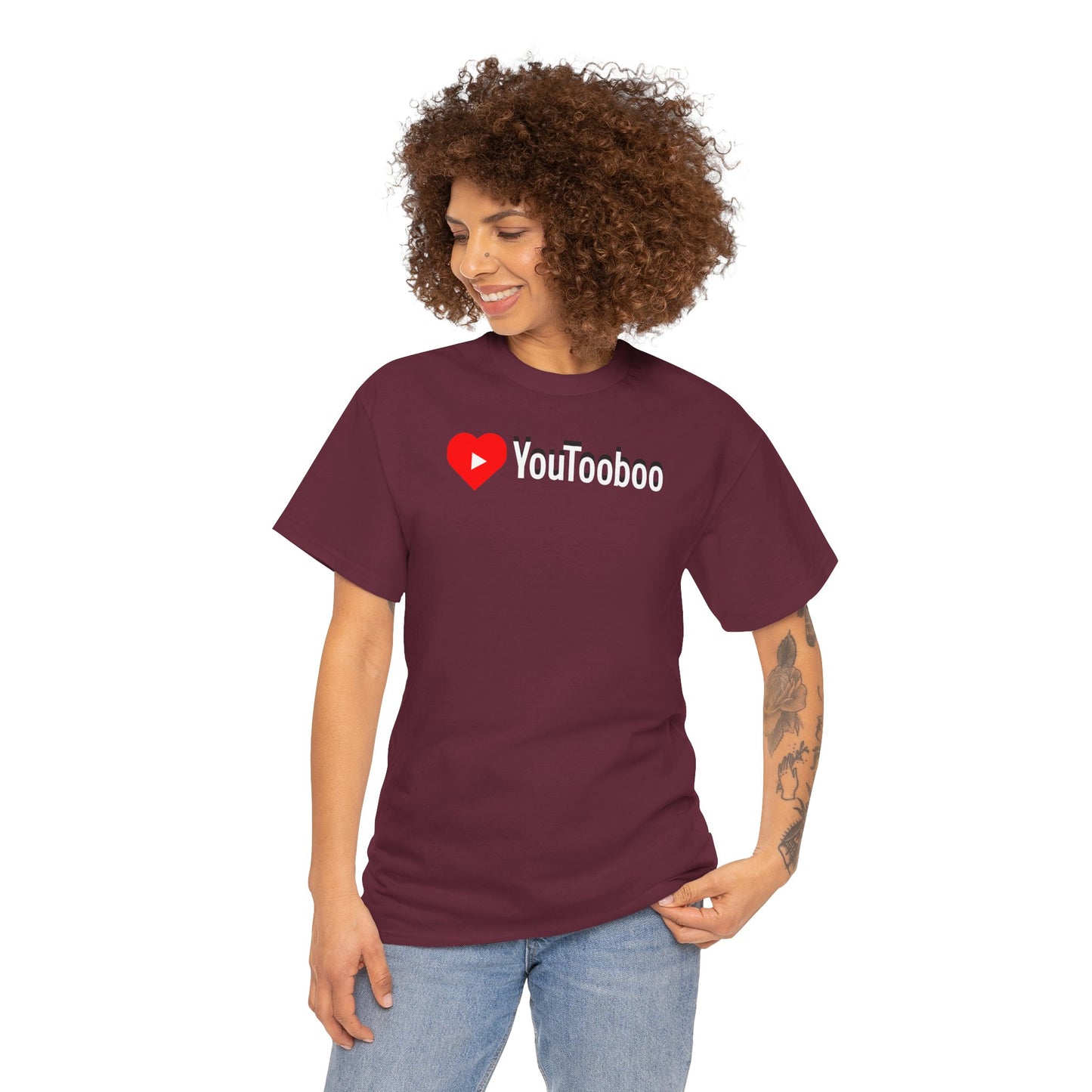 HEART Youtooboo Unisex Heavy Cotton Tee