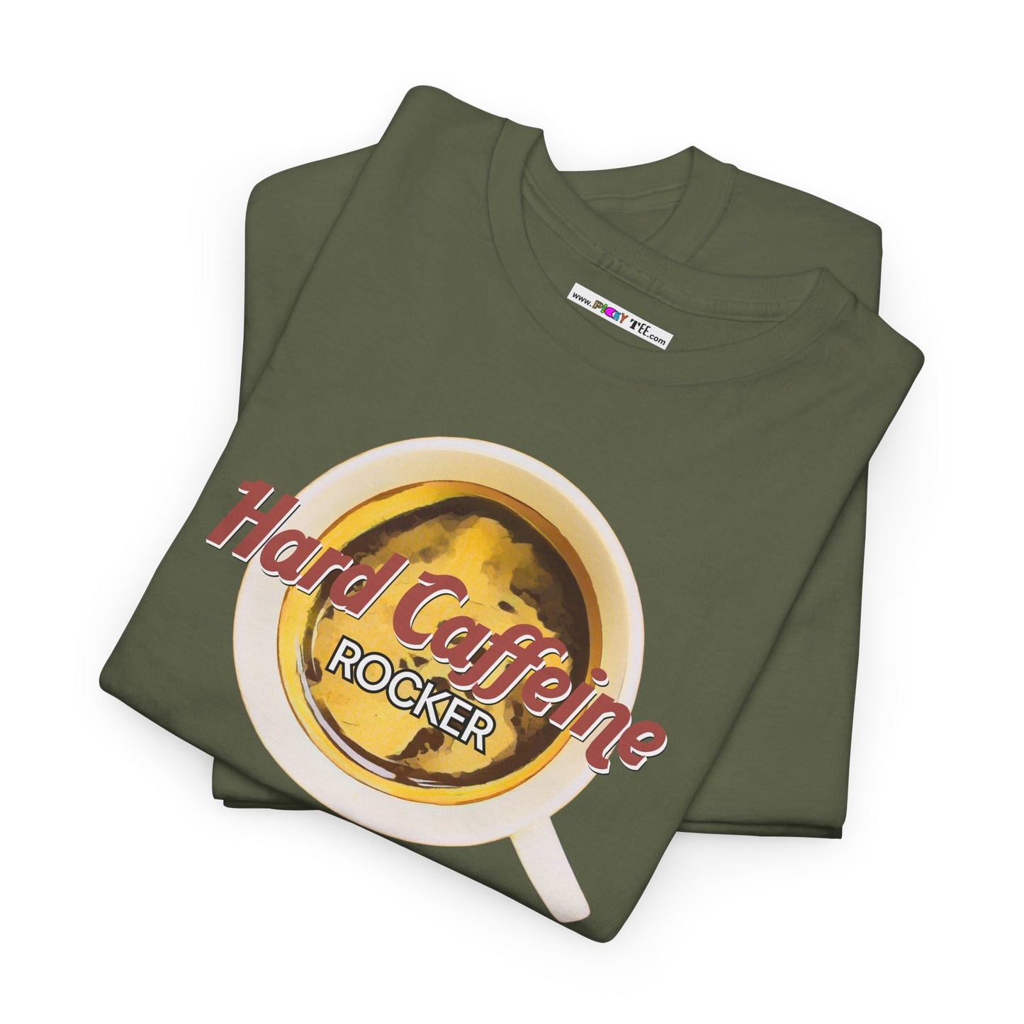 Hard Caffeine ROCKER Unisex Heavy Cotton Tee