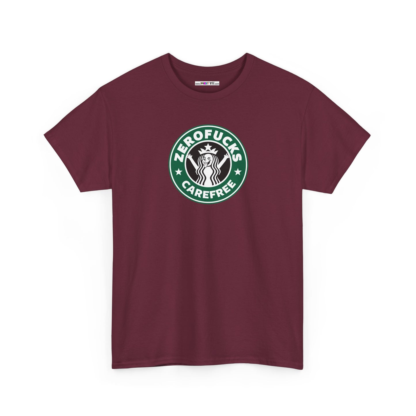 ZEROFUCKS CAREFREE Unisex Heavy Cotton Tee