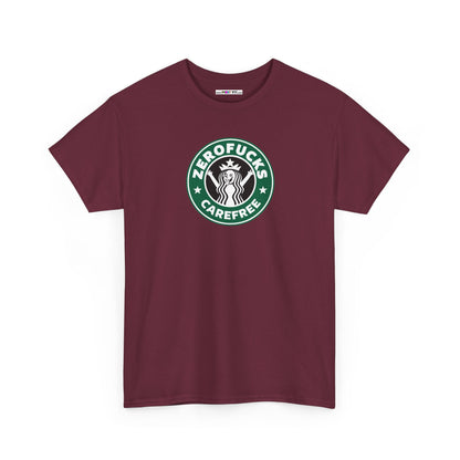 ZEROFUCKS CAREFREE Unisex Heavy Cotton Tee