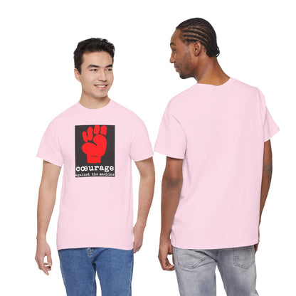 cœurage against the machine Unisex Heavy Cotton Tee