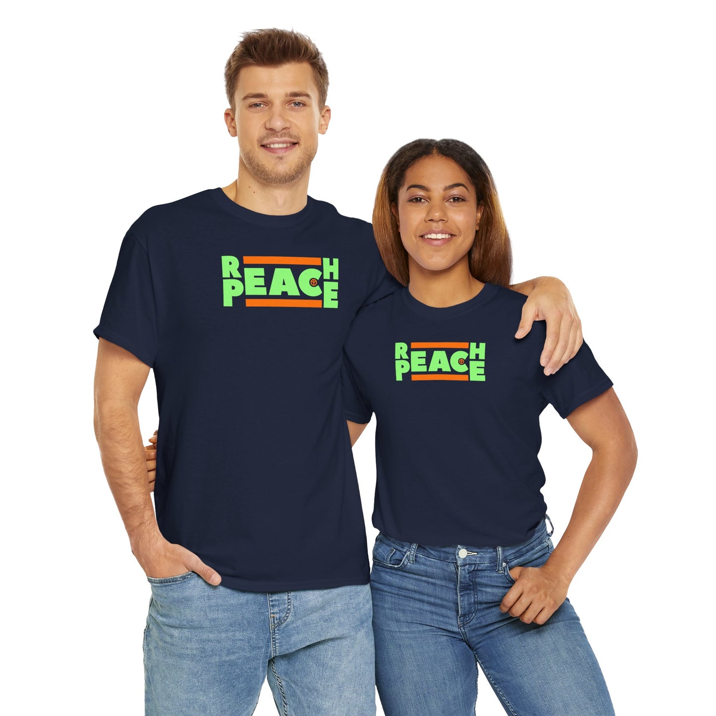 REACH PEACE Unisex Heavy Cotton Tee
