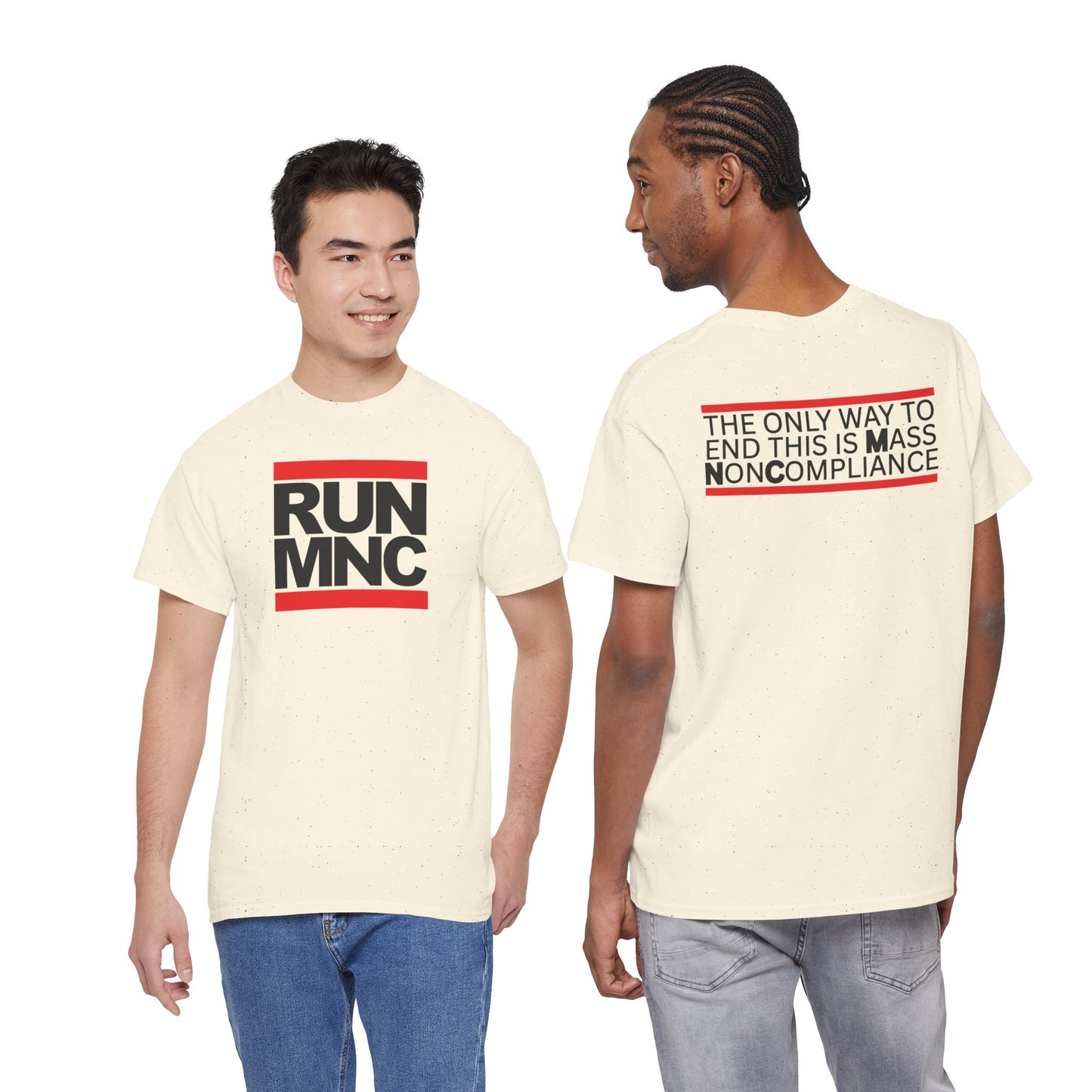 RUNMNC Unisex Heavy Cotton Tee