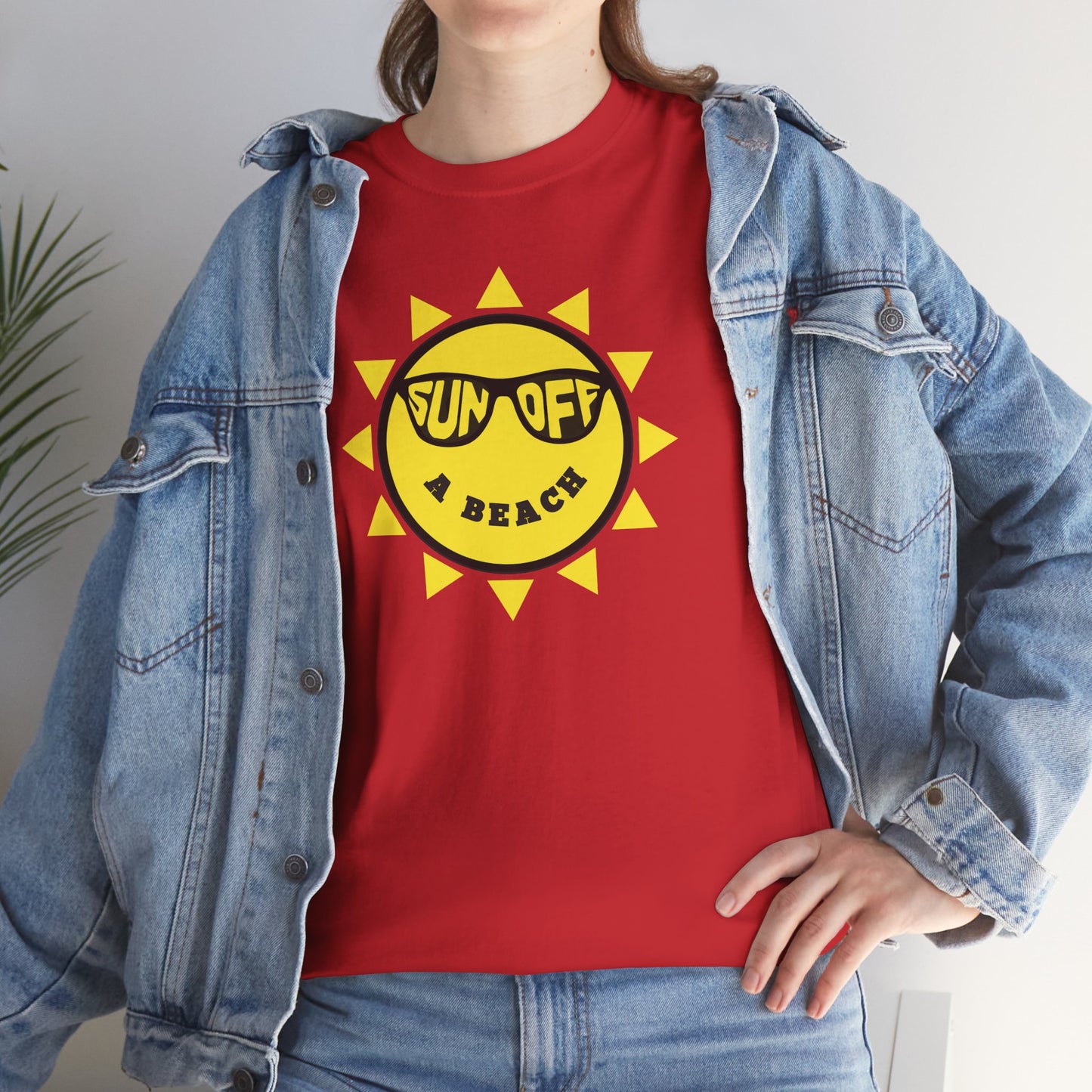 SUN OFF A BEACH Unisex Heavy Cotton Tee