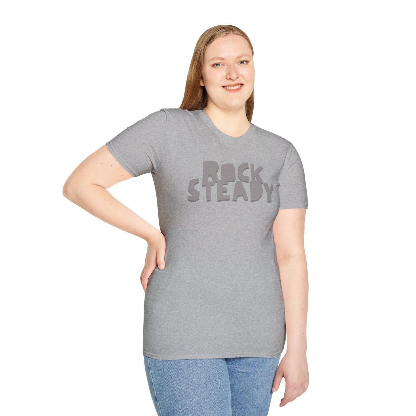 ROCK STEADY Unisex Softstyle 100% Cotton T-Shirt