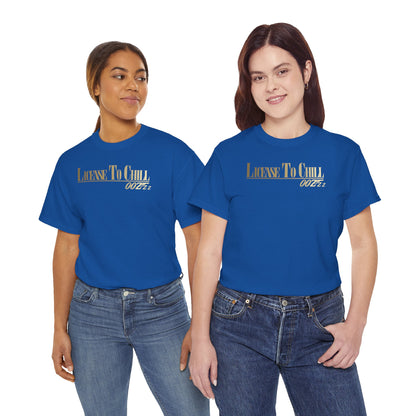 LICENSE TO CHILL 00Zzz Unisex Heavy Cotton Tee