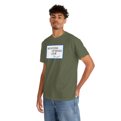 WEAPONS OF MASS LOVE Unisex Heavy Cotton Tee