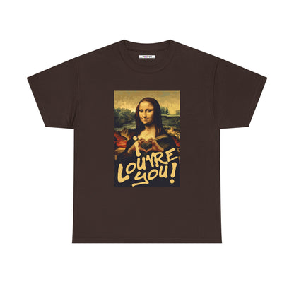 I LOUVRE YOU! Unisex Heavy Cotton Tee