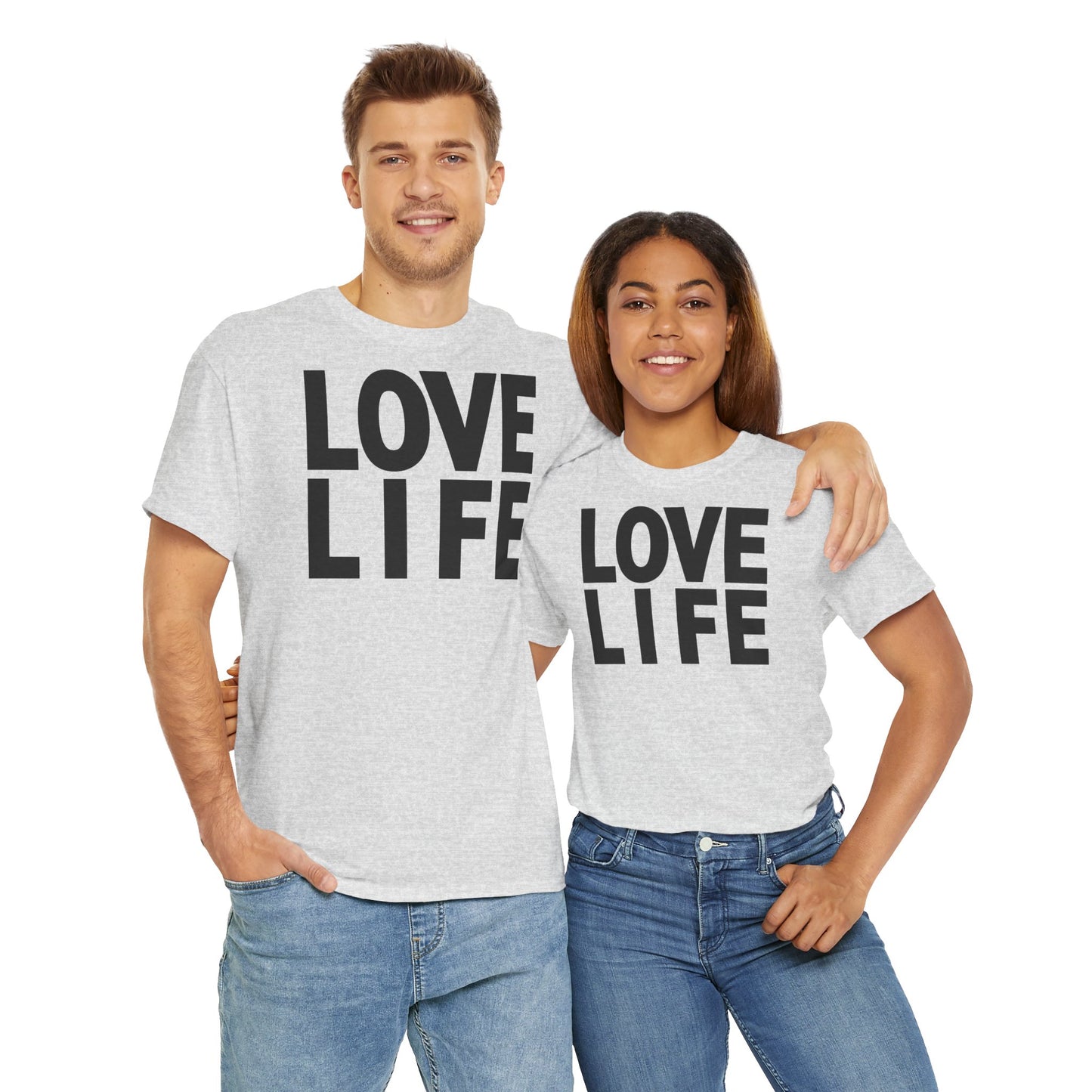LOVE LIFE Unisex Heavy Cotton Tee