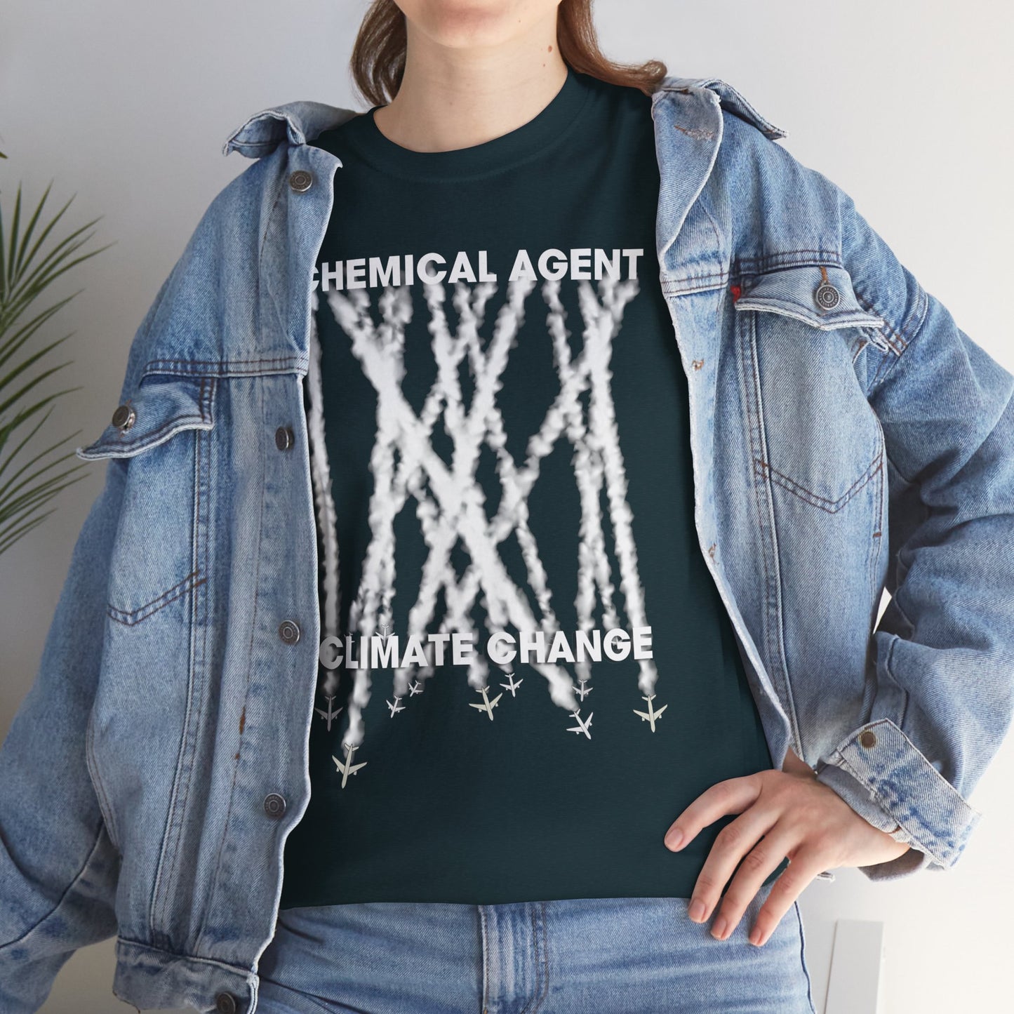 CHEMICAL AGENT/CLIMATE CHANGE Unisex Heavy Cotton Tee