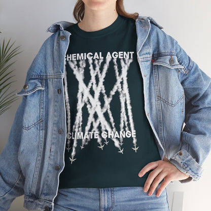 CHEMICAL AGENT/CLIMATE CHANGE Unisex Heavy Cotton Tee