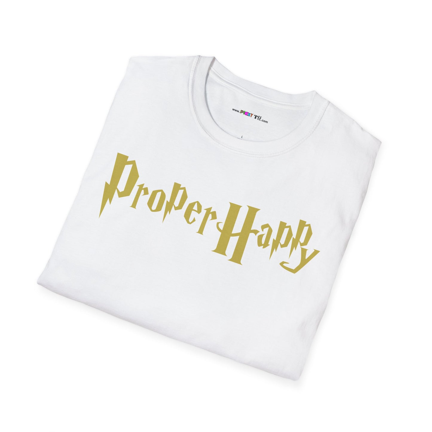 Proper Happy Unisex Softstyle 100% Cotton T-Shirt