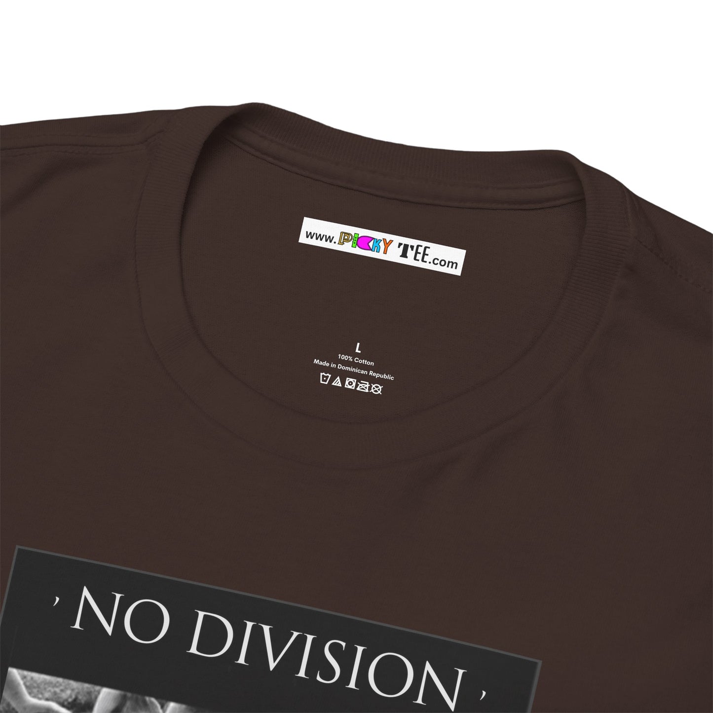 'NO DIVISION' LOVE WILL TREAD US A PATH Unisex Heavy Cotton Tee