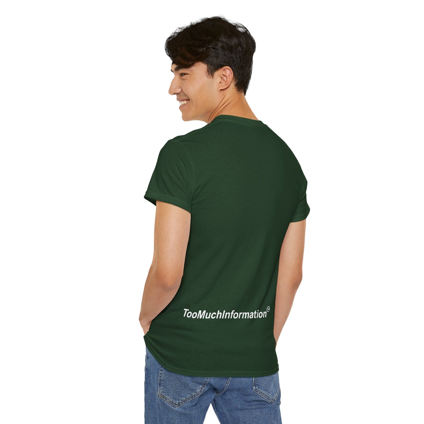 TooMuchInformation TMI Unisex Heavy Cotton Tee