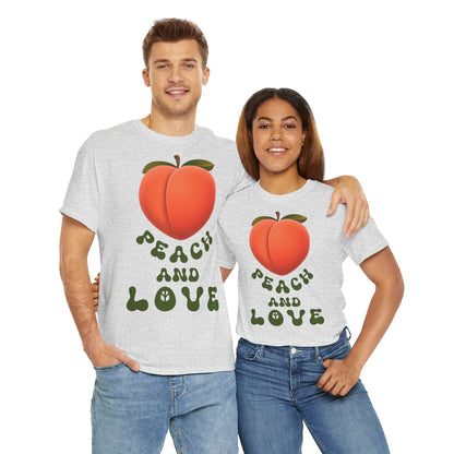 PEACH AND LOVE Unisex Heavy Cotton Tee