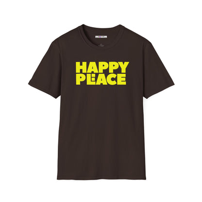 HAPPY PLACE/PEACE Unisex Softstyle 100% Cotton T-Shirt