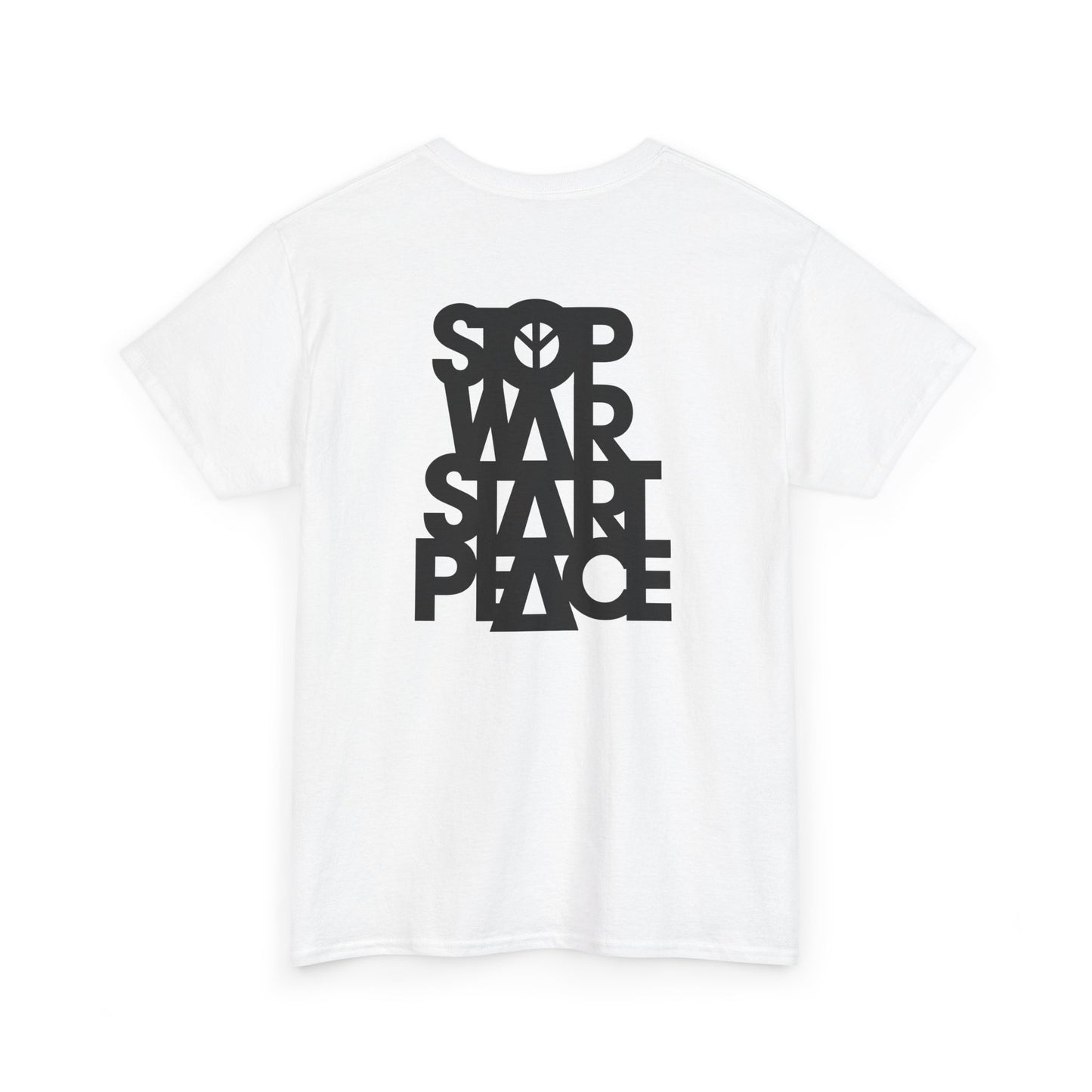 STOP WAR START PEACE Unisex Heavy Cotton Tee