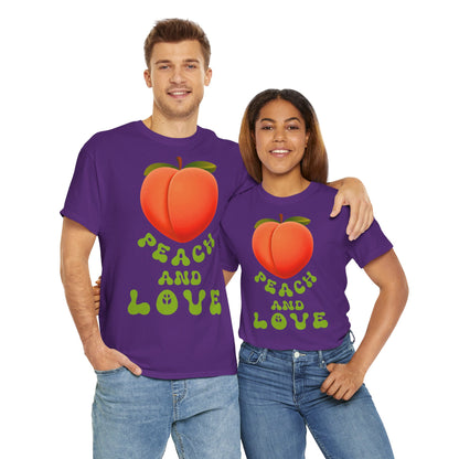 PEACH AND LOVE Unisex Heavy Cotton Tee
