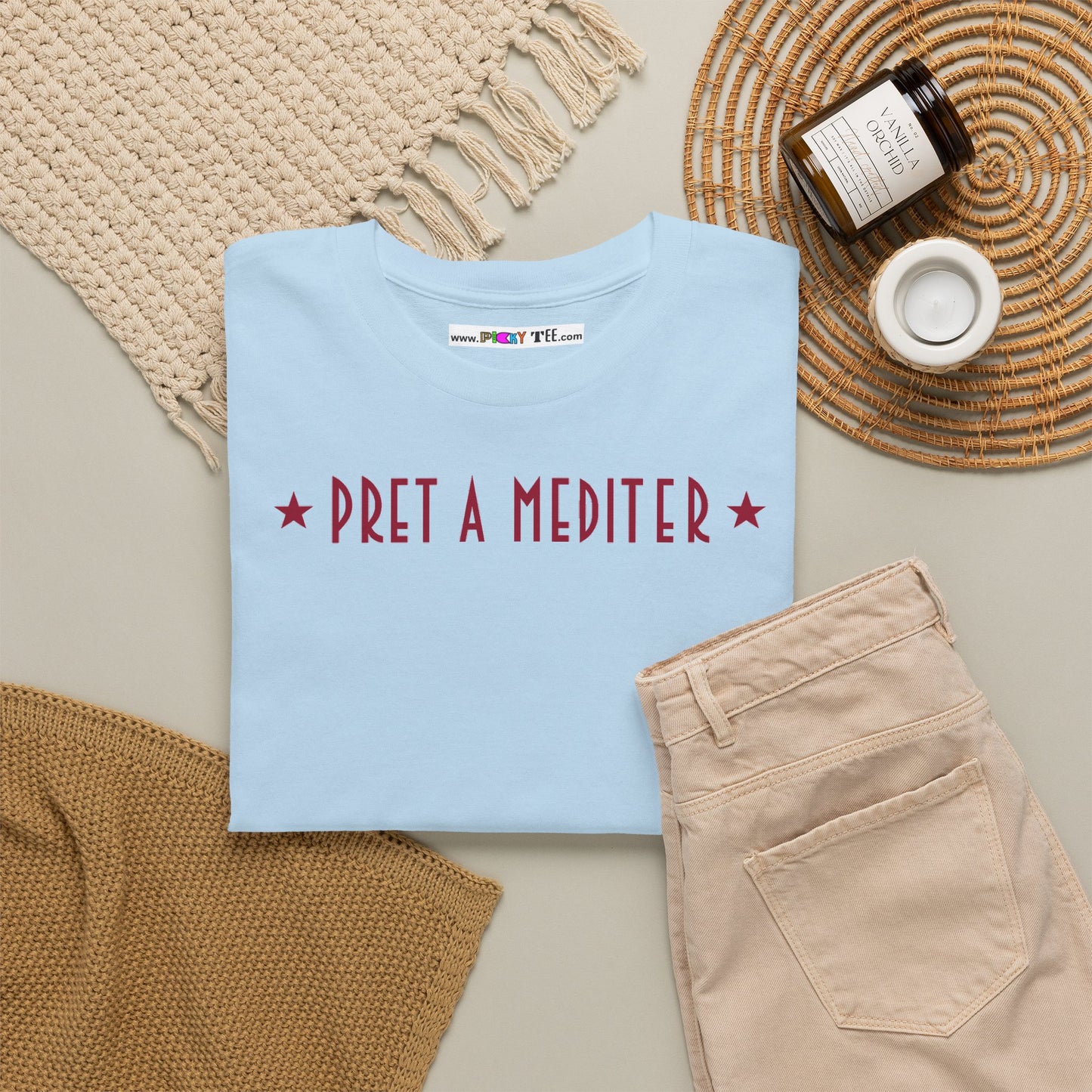 * PRET A MEDITER * Unisex Heavy Cotton Tee