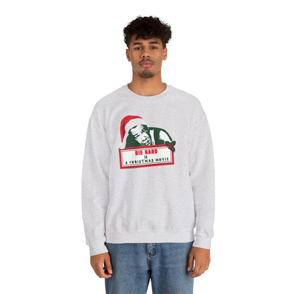 DIE HARD IS A CHRISTMAS MOVIE Unisex Heavy Blend™ Crewneck Sweatshirt