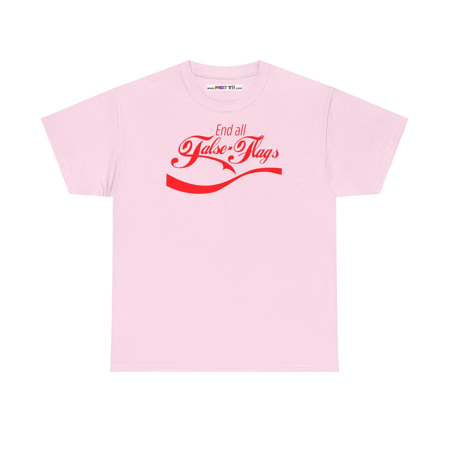 End all False Flags Unisex Heavy Cotton Tee