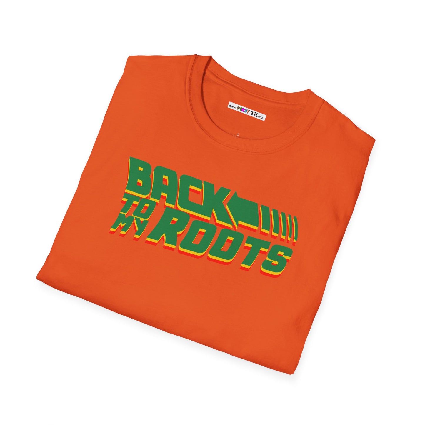 BACK TO MY ROOTS Unisex Softstyle 100% Cotton T-Shirt