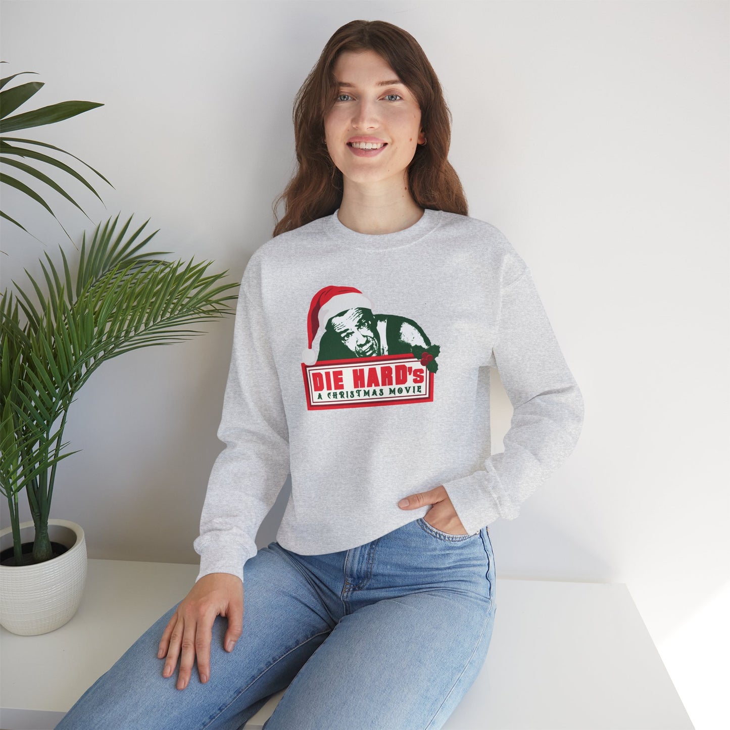 DIE HARD'S A CHRISTMAS MOVIE Unisex Heavy Blend™ Crewneck Sweatshirt