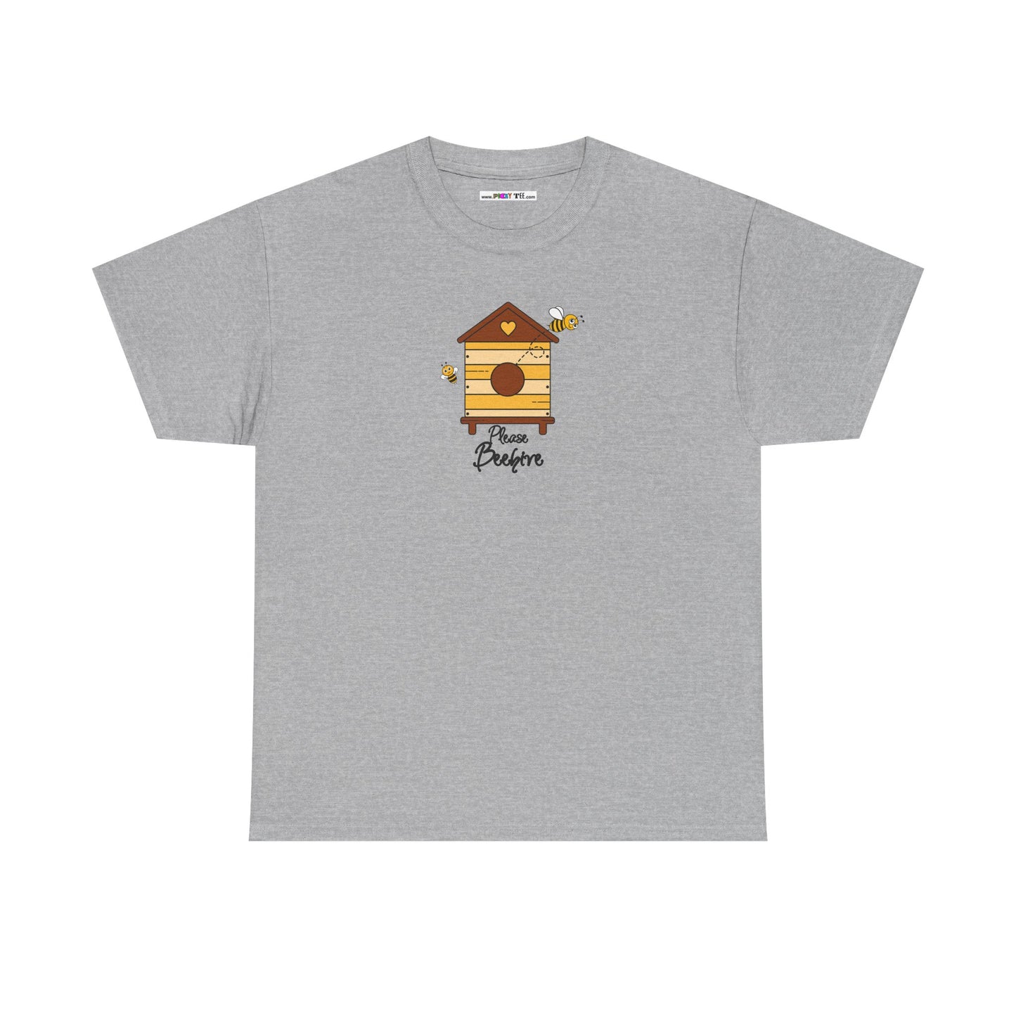 Please Beehive Unisex Heavy Cotton Tee