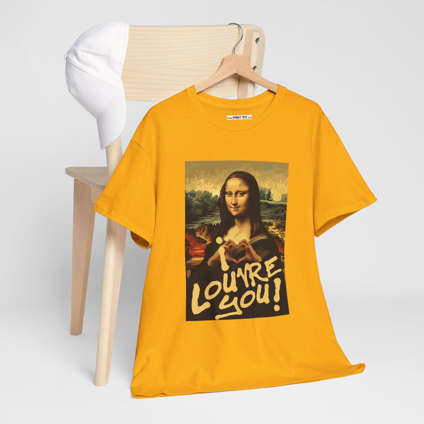I LOUVRE YOU! Unisex Heavy Cotton Tee