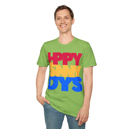 HPPY SNNY DYS Unisex Softstyle 100% Cotton T-Shirt